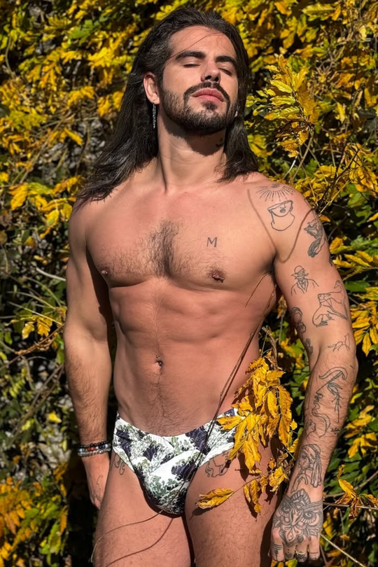 Wet-N-Wild Swim Briefs - Crashing Waves