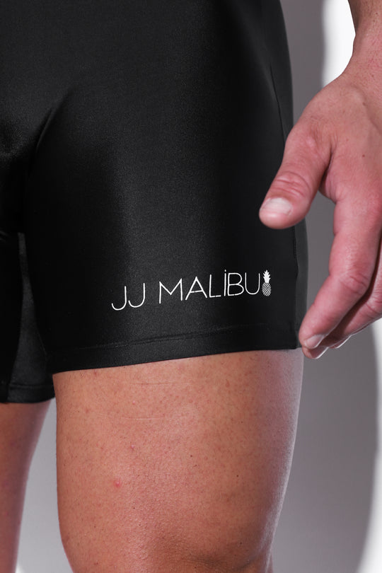 Men's Athletic Wrestling Singlet Bodysuit  - Obsidian