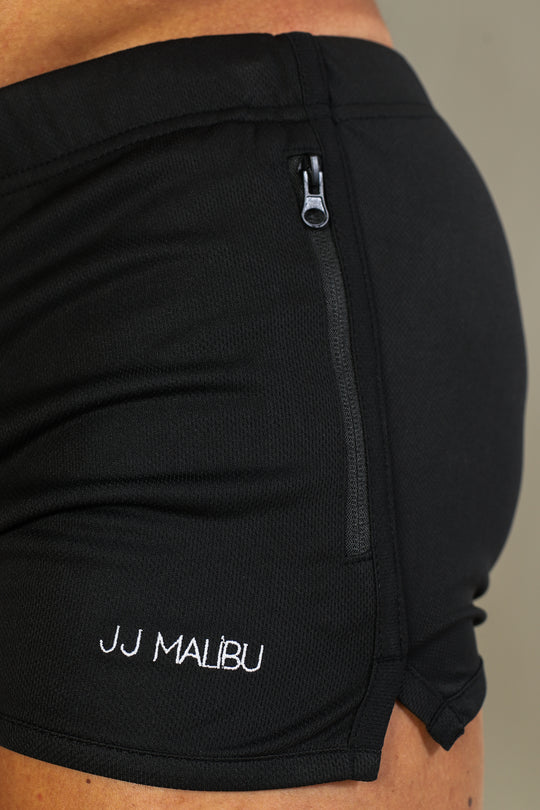 For-the-Night 2" Gym Short Shorts with Drawstring - Obsidian Black