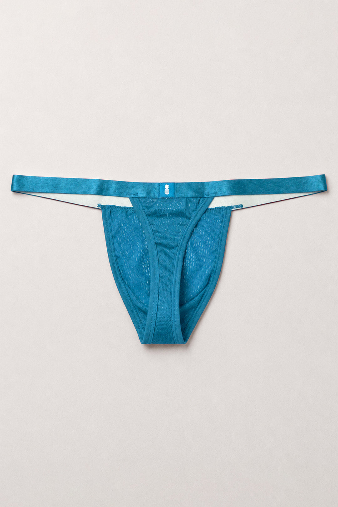 Now-or-Never Mesh Thong - Bold Blue