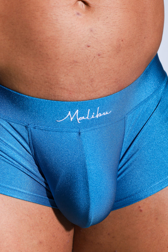 Dynamic Sheen Boxer Briefs - Cobalt Blue