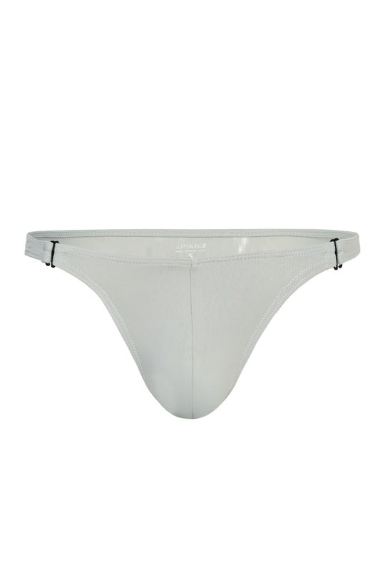 Voyage Low-Cut Swim Bikini Briefs for Men - Pale Grey