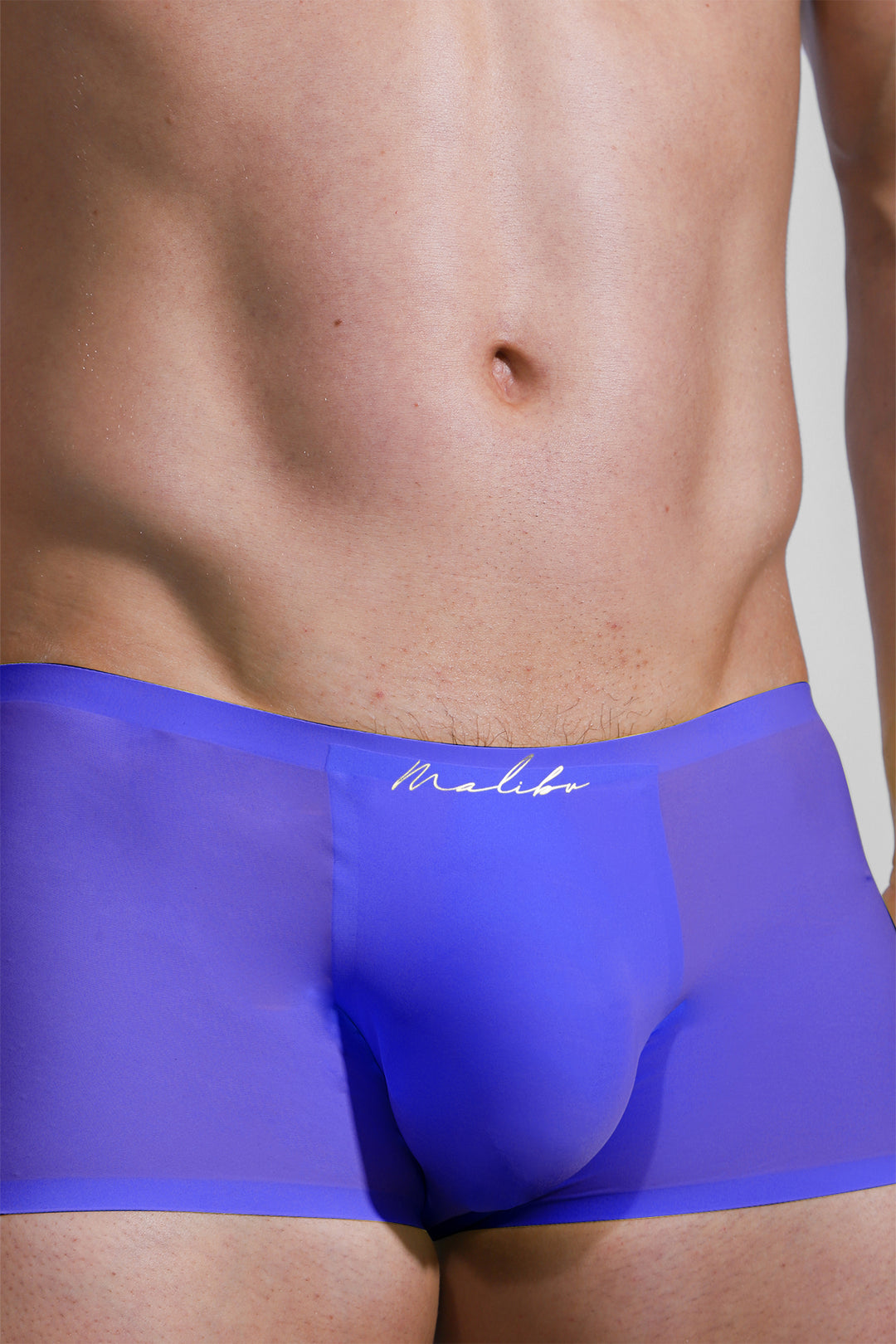 Come-Over Silky Seamless Boxer Briefs - Violet