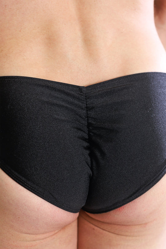 Dynamic Classic Scrunch-Butt Brief - Jet Black