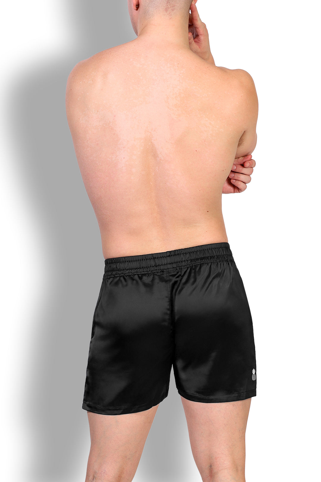 ShimmerFlex Active Shorts - Midnight Black