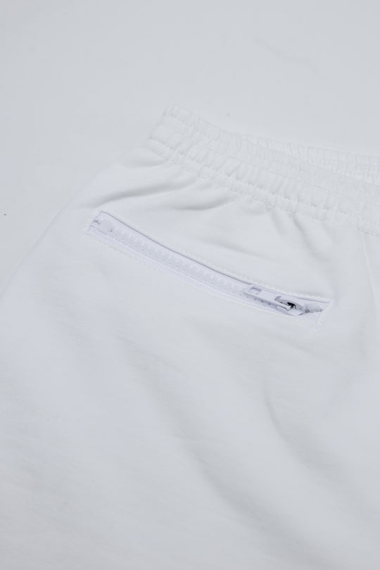Peek-A-Boo Varsity 2" Short Shorts  -  Marshmallow