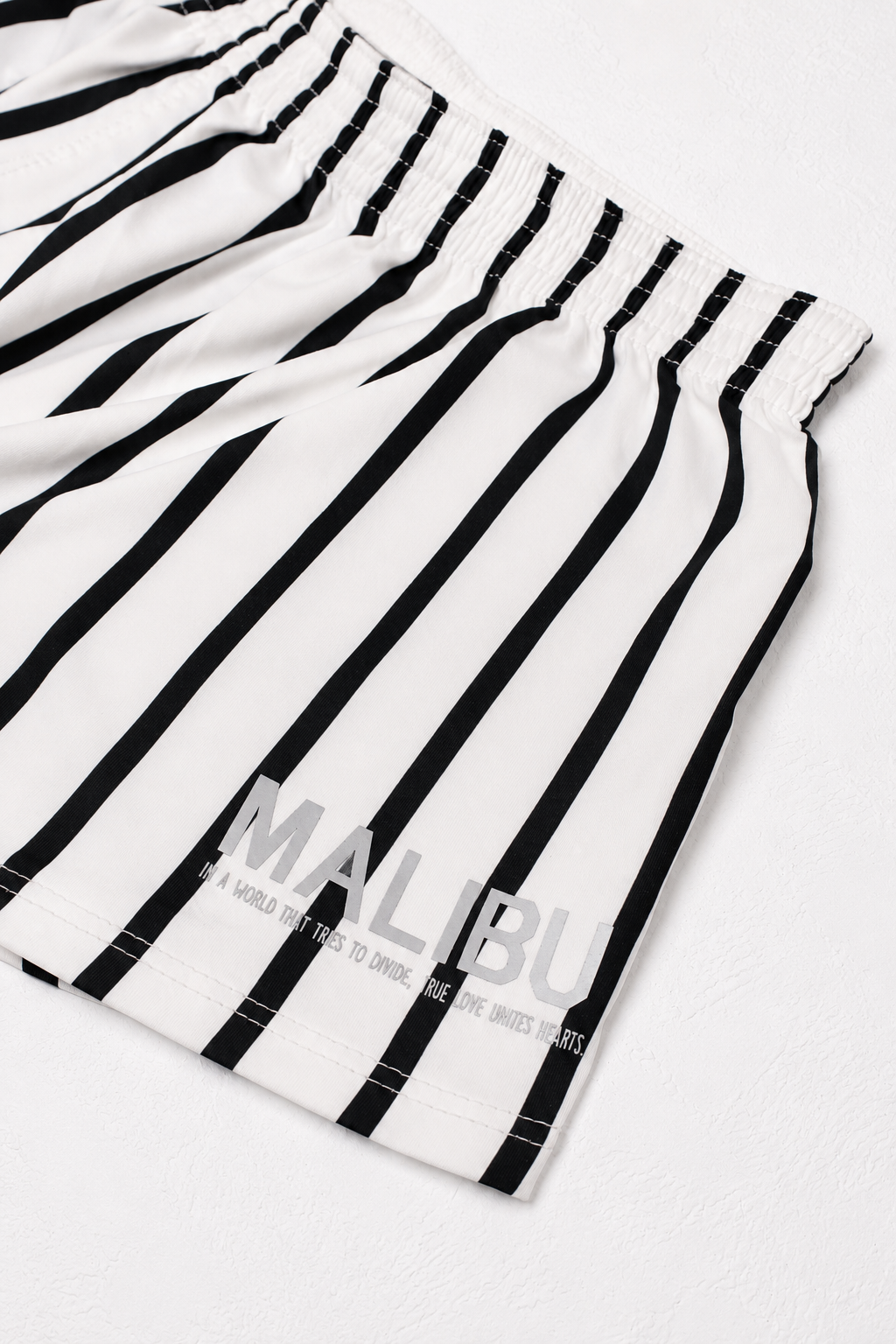 Stretch-It 2" Athletic Short Shorts - White Stripes