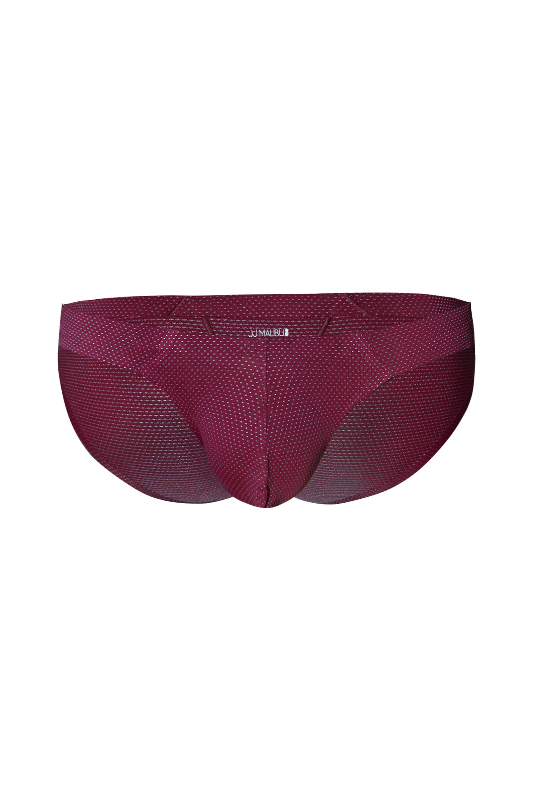 Shimmer Knit Seamless Briefs - Maroon