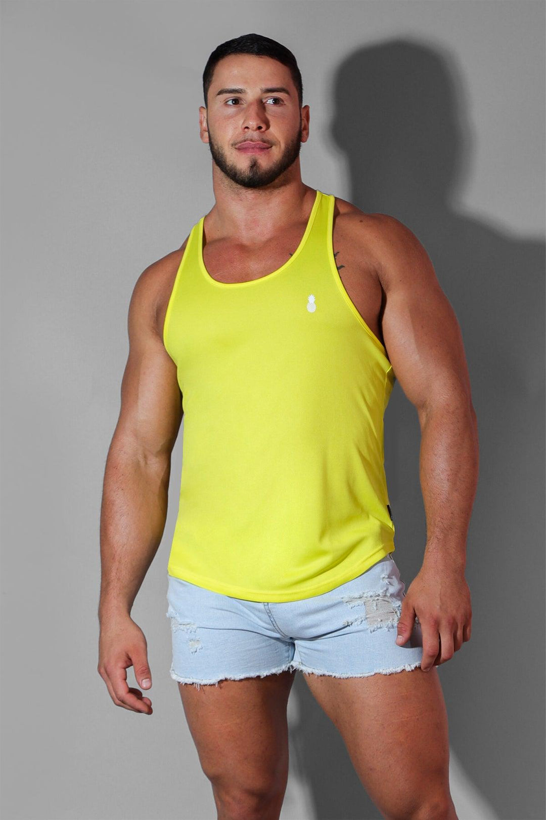 Quick-Dry Tank Top - Lemon Yellow - JJ Malibu 