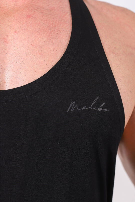 Gym Bae Classic Workout Stringer - Black