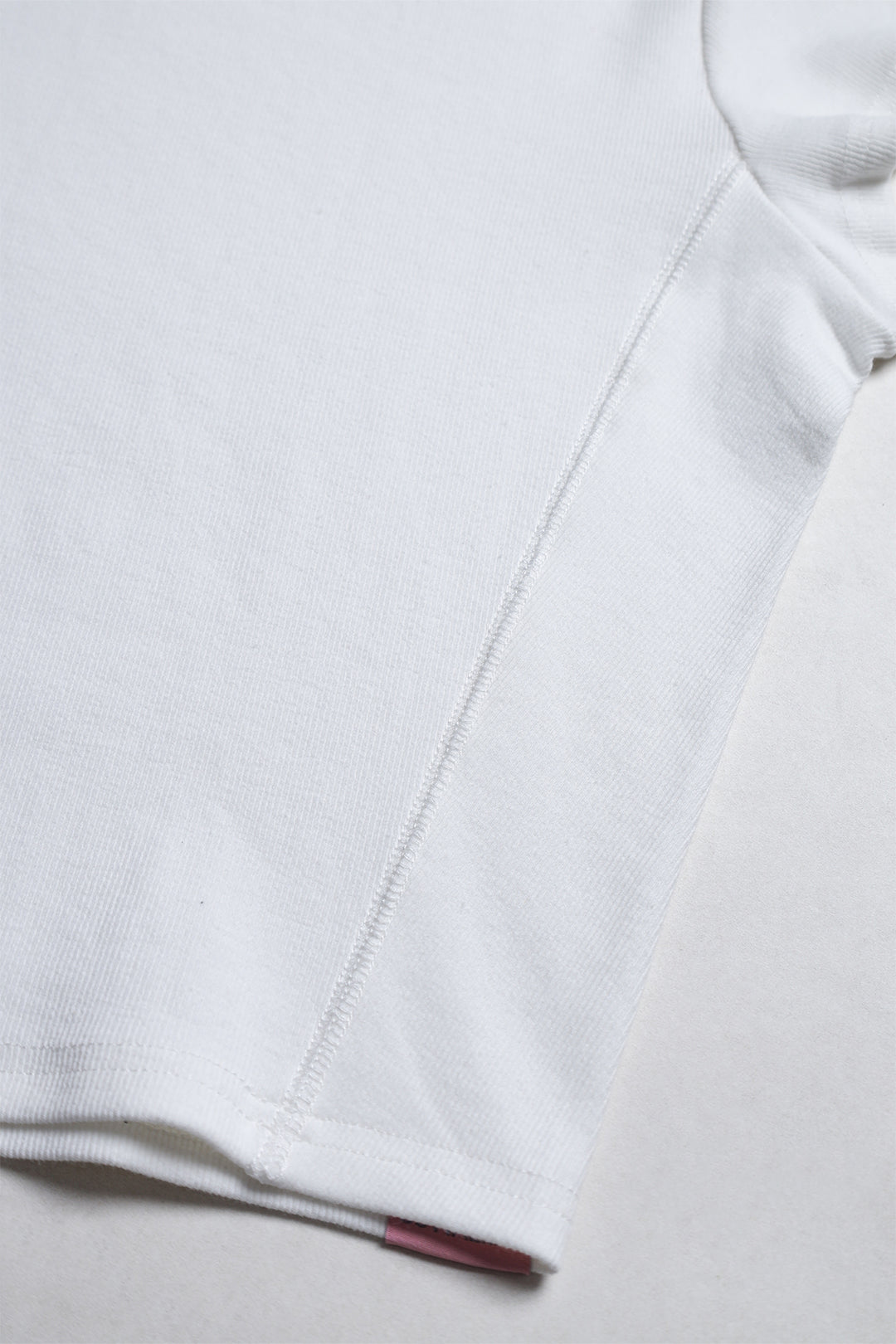 Cap Sleeve Rib Knit Crop Top - Ivory