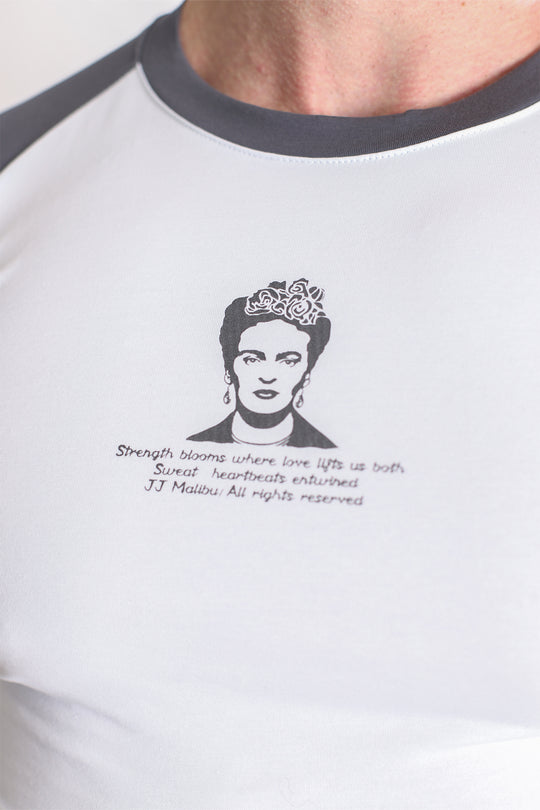 Muscle-Fit Crop Tee - Rebel Bloom