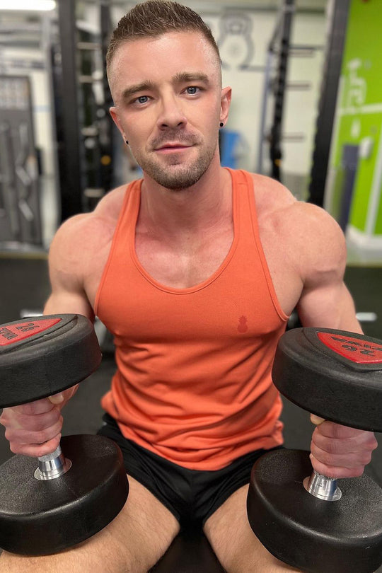 JJ Cool-Dry Gym Stringer - Coral