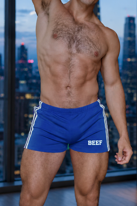 Varsity Boy Short Shorts - Bold Blue