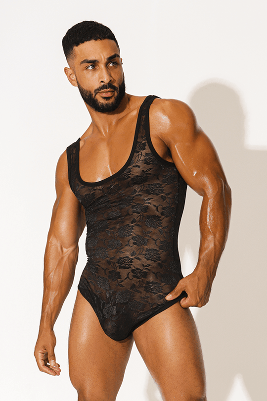 Kiss It Better Lace Bodysuit - Black - JJ Malibu 